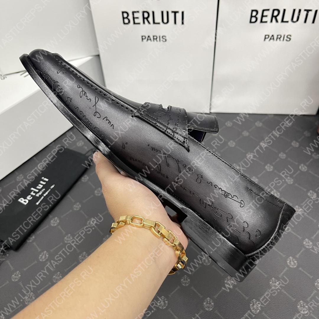 BERLUTI LOAFERS BLACK S1411-V1