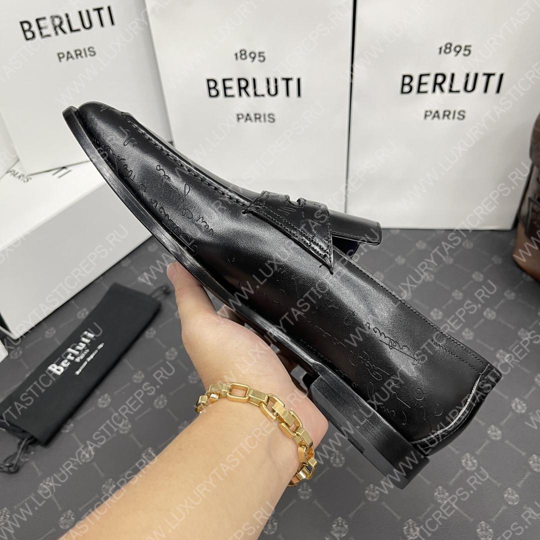 BERLUTI LOAFERS BLACK S1411-V1