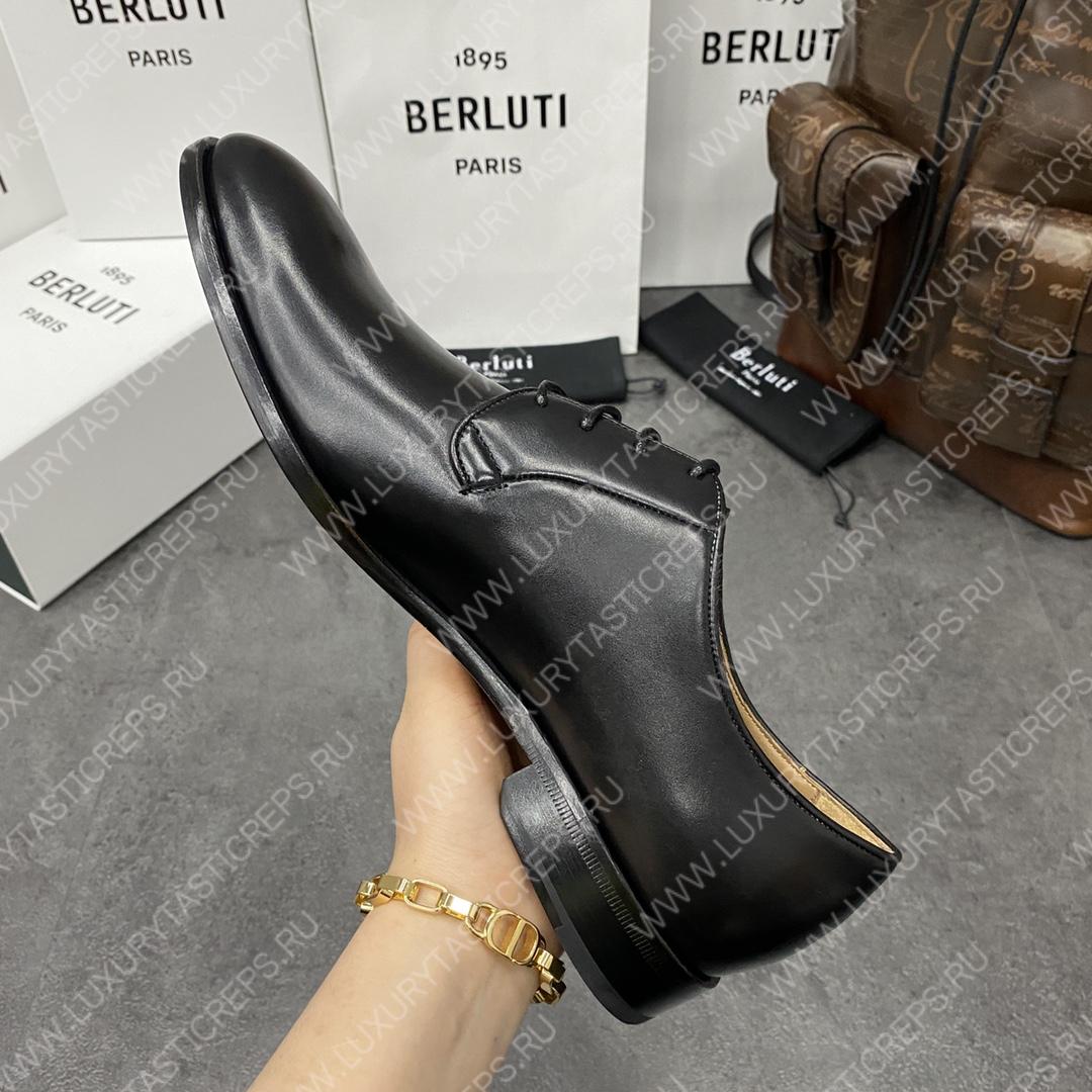 BERLUTI ALESSANDRO GALET SCRITTO BLACK S4505-V2