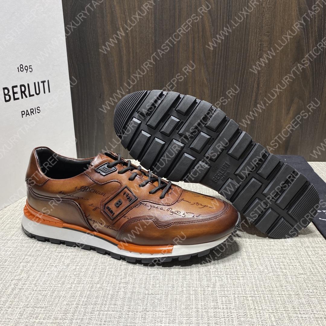 BERLUTI SNEAKERS BROWN S5600