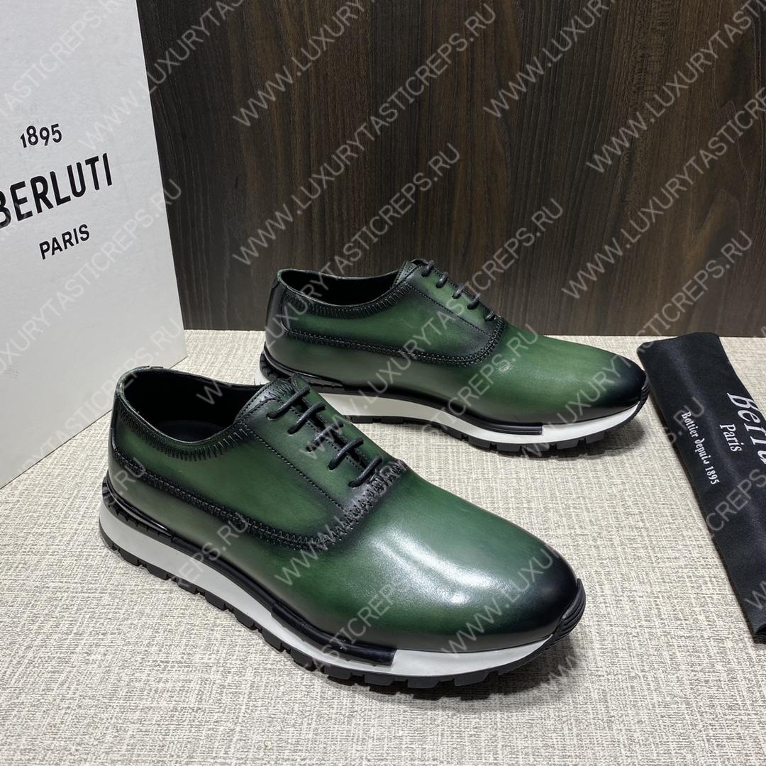 BERLUTI SNEAKERS GREEN S7000