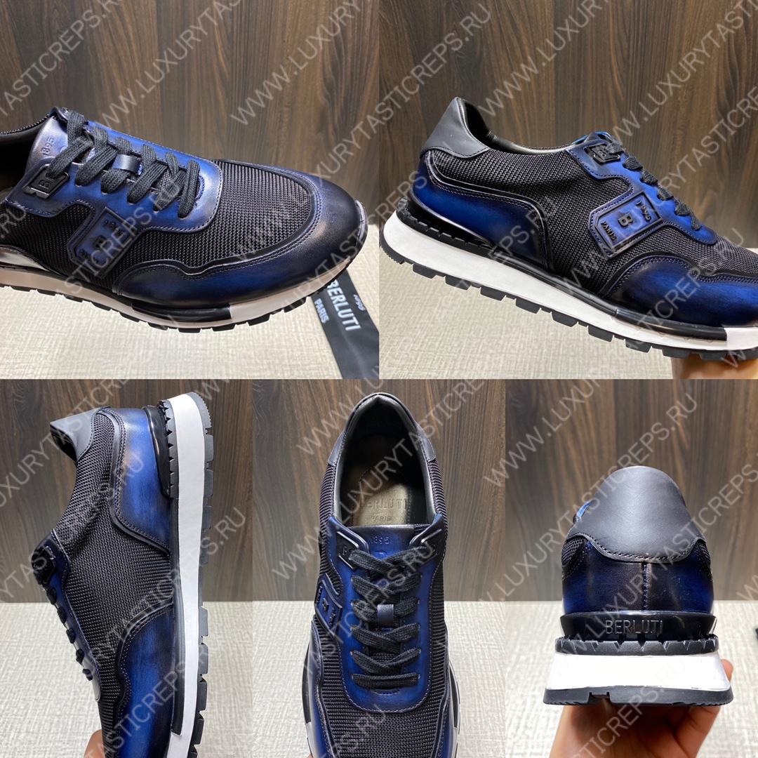 BERLUTI SNEAKERS BLUE S5799