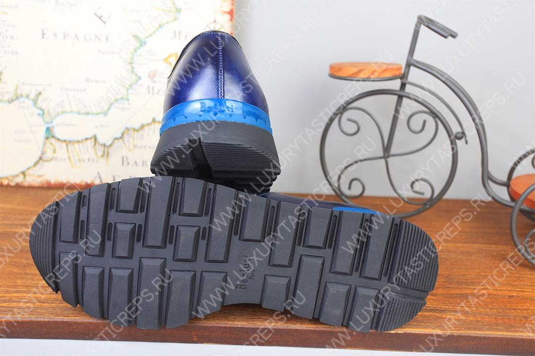 BERLUTI FAST TRACK SNEAKER BLUE S6009-V2