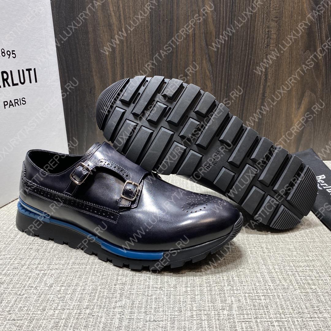BERLUTI FAST TRACK SNEAKER BROWN S5854
