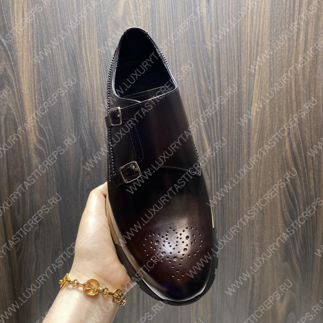 BERLUTI FAST TRACK SNEAKER DARK BROWN S5854