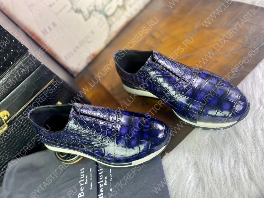 BERLUTI FAST TRACK SNEAKER PURPLE S38785-V1