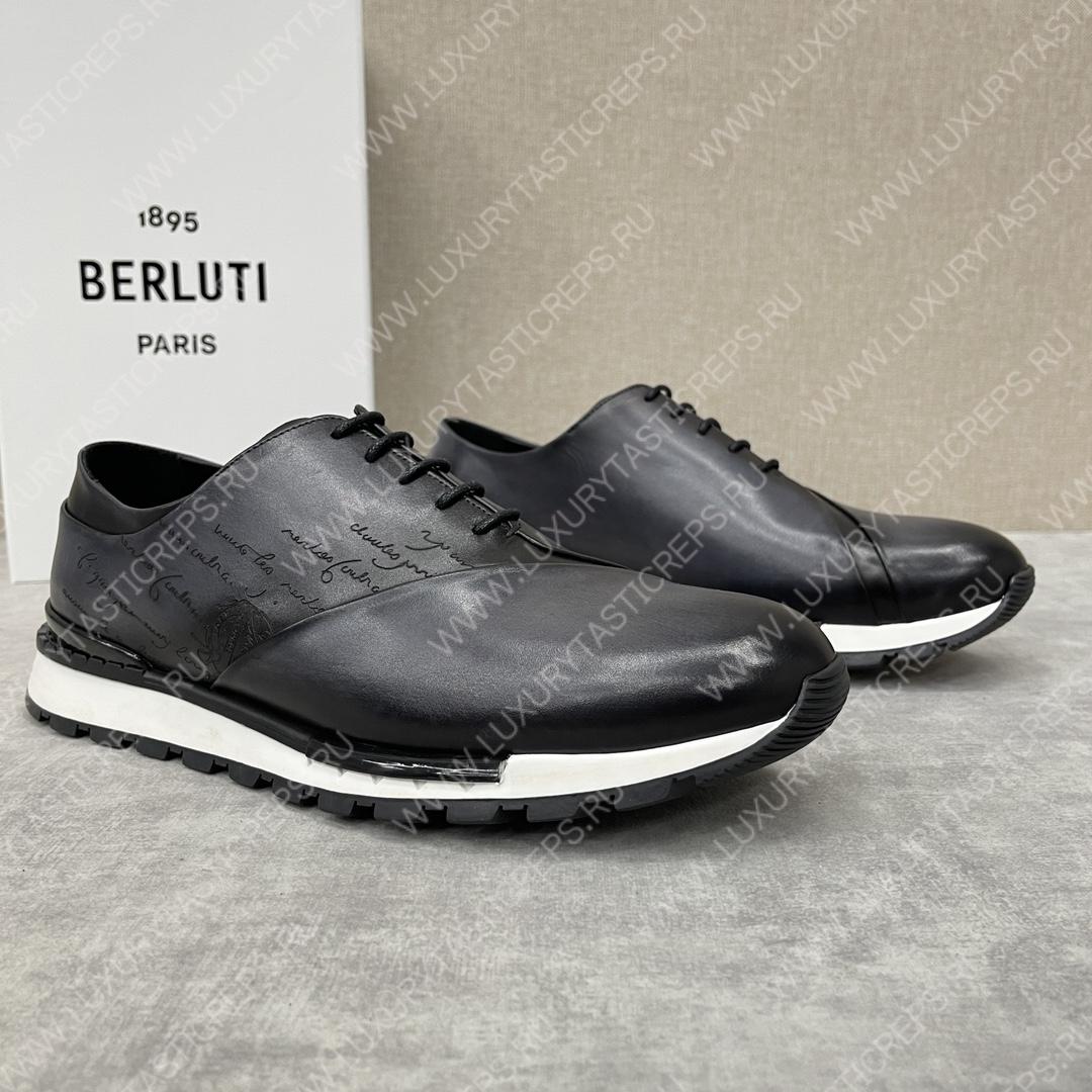BERLUTI FAST TRACK SNEAKER BLACK S3873-GC4