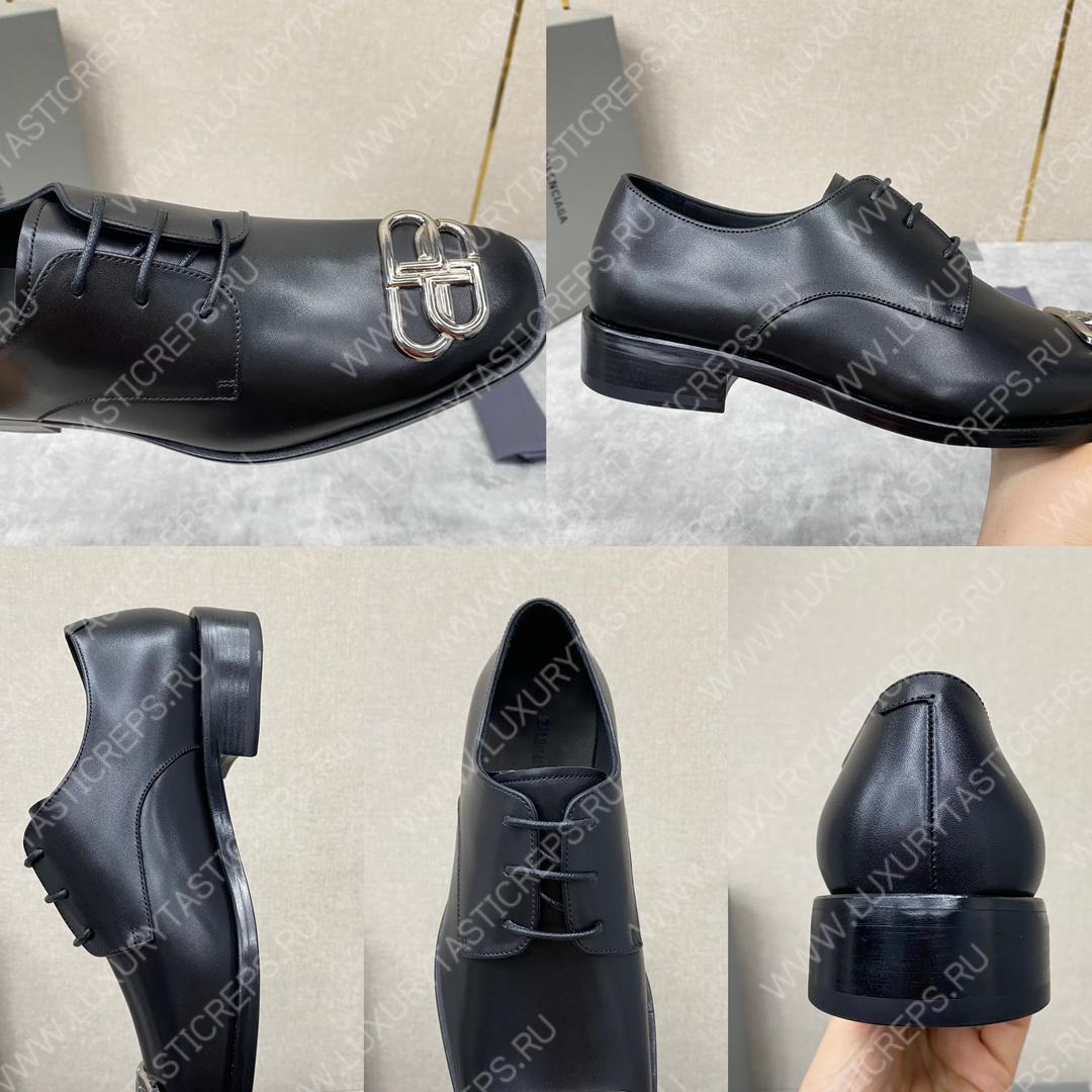 Ba*len*cia*ga oxfords black 701393w