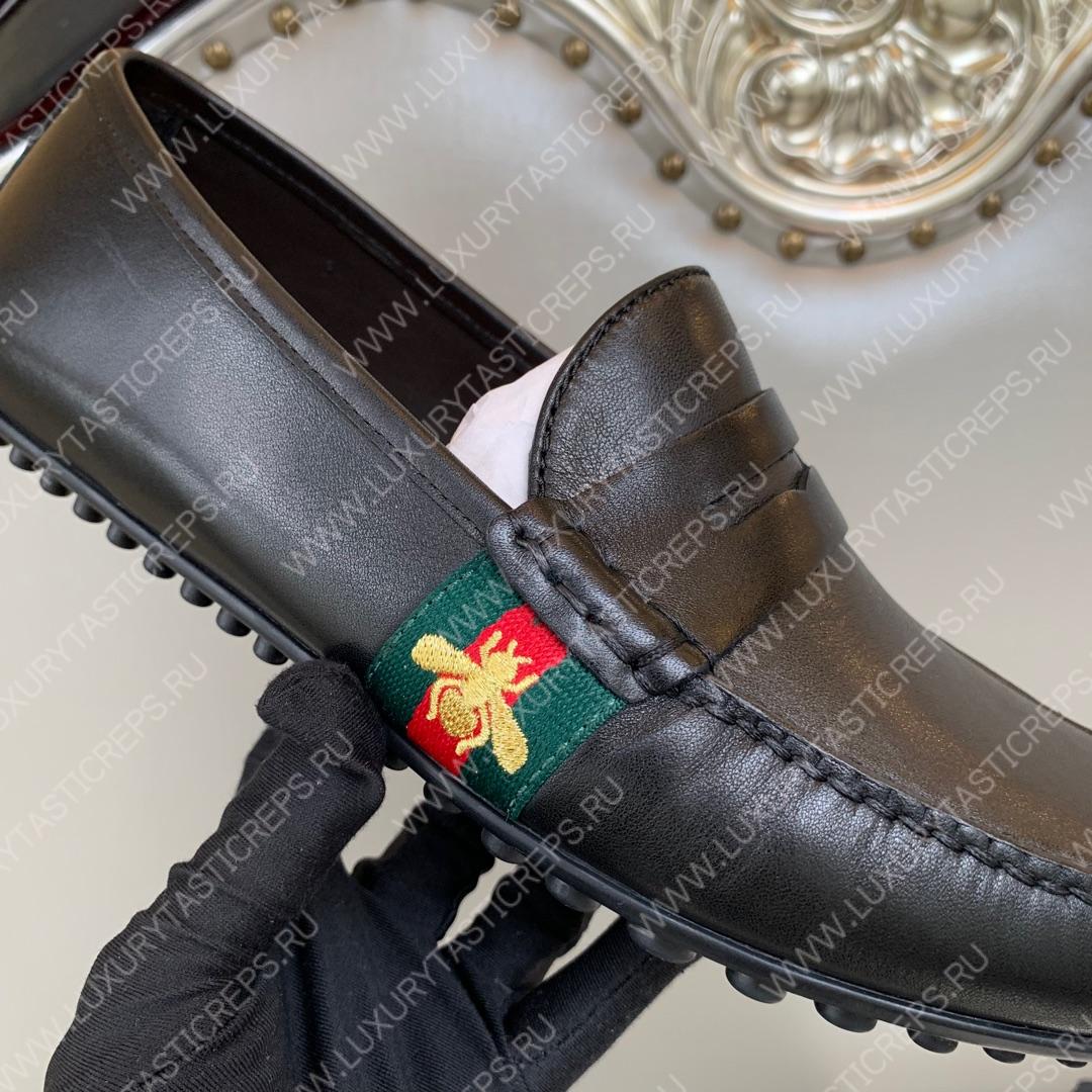 G*u*i men’s 1953 horsebit loafer black 307929