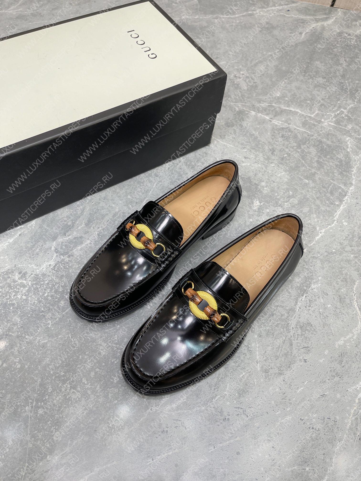 G*u*i loafers black 723176