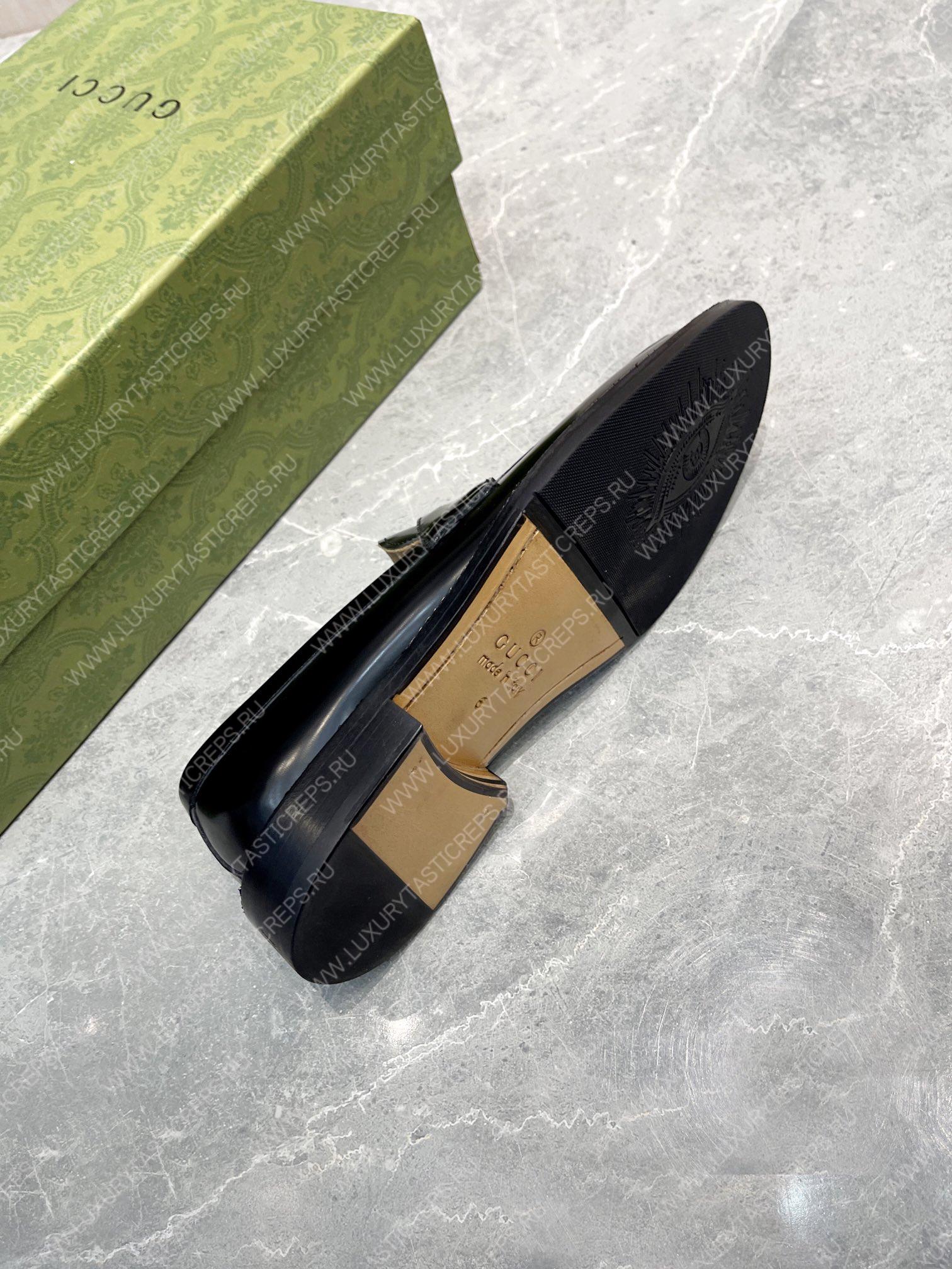 G*u*i men’s loafers black 712351