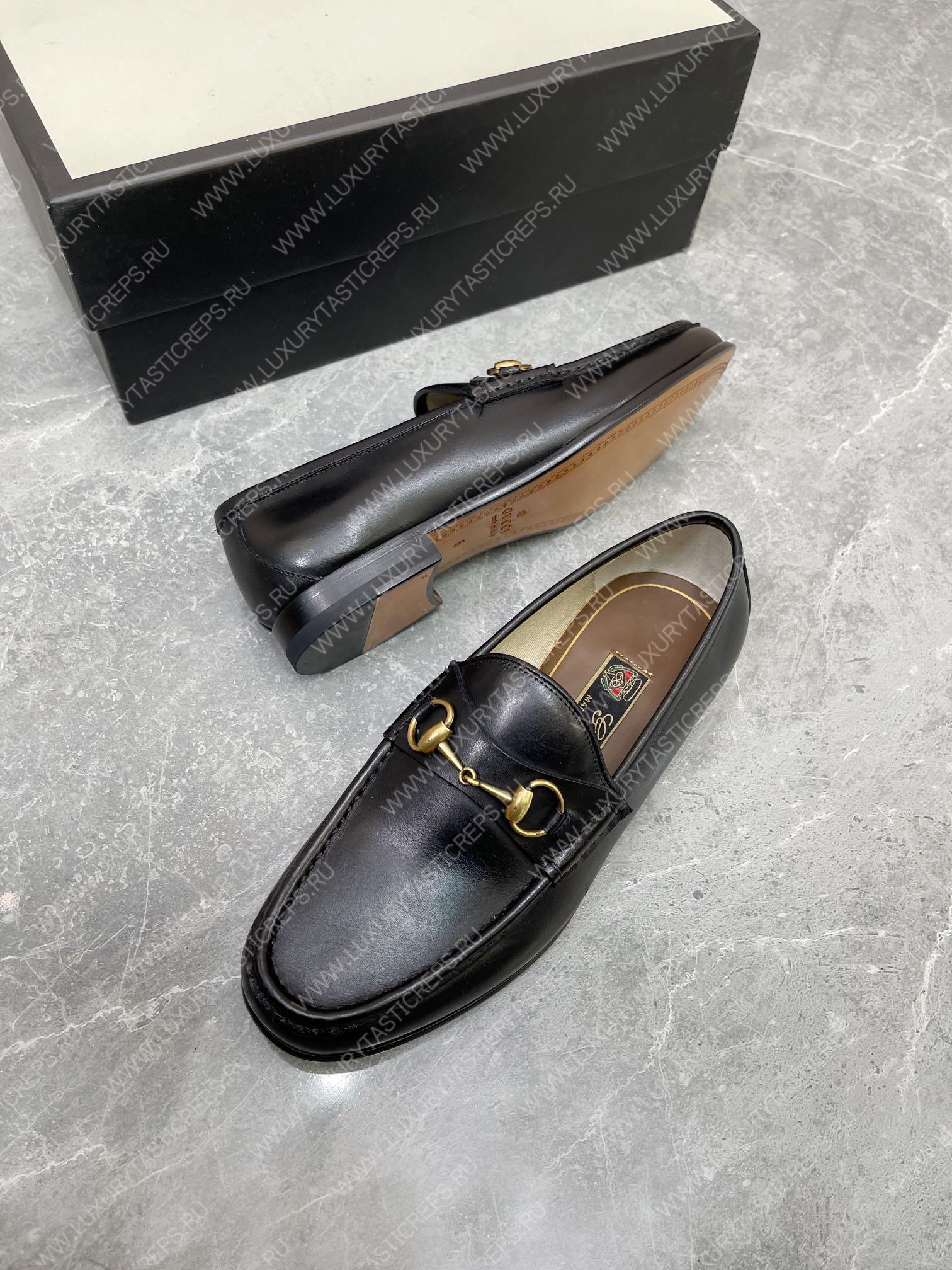 G*u*i 1953 horsebit loafer black 307929
