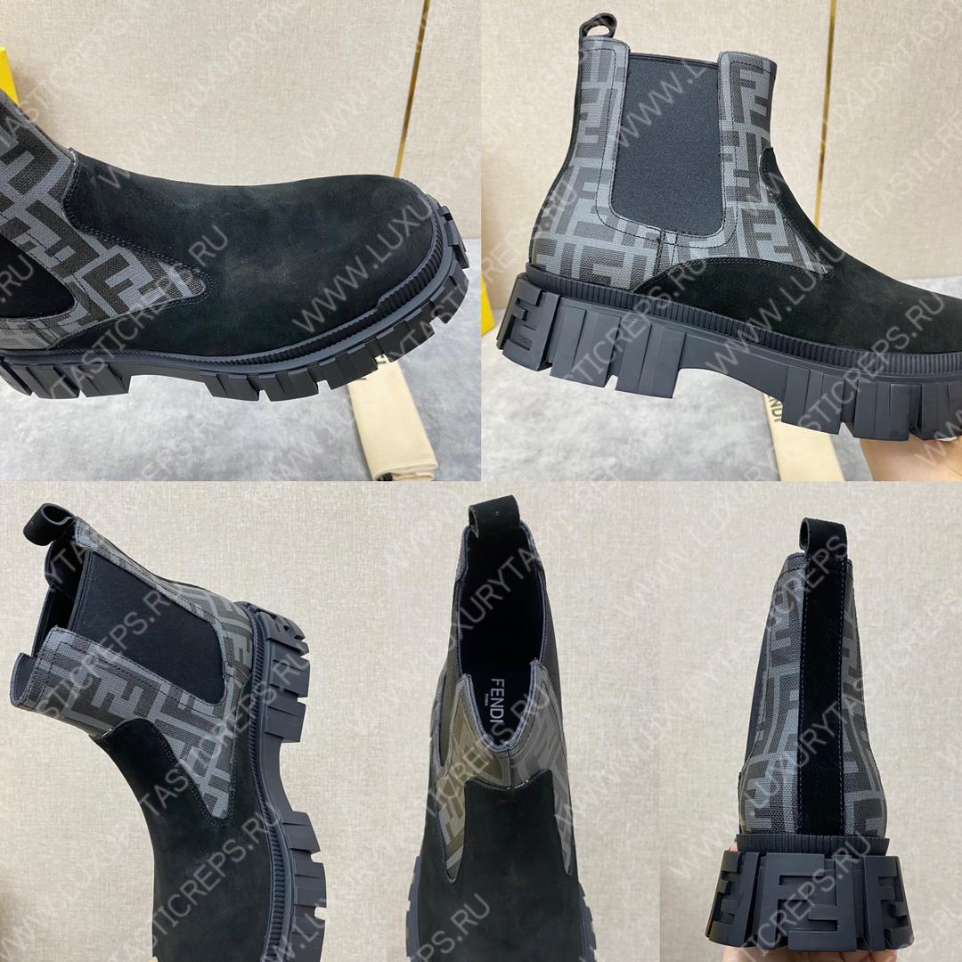 F**di chelsea boots black 7u1446ak