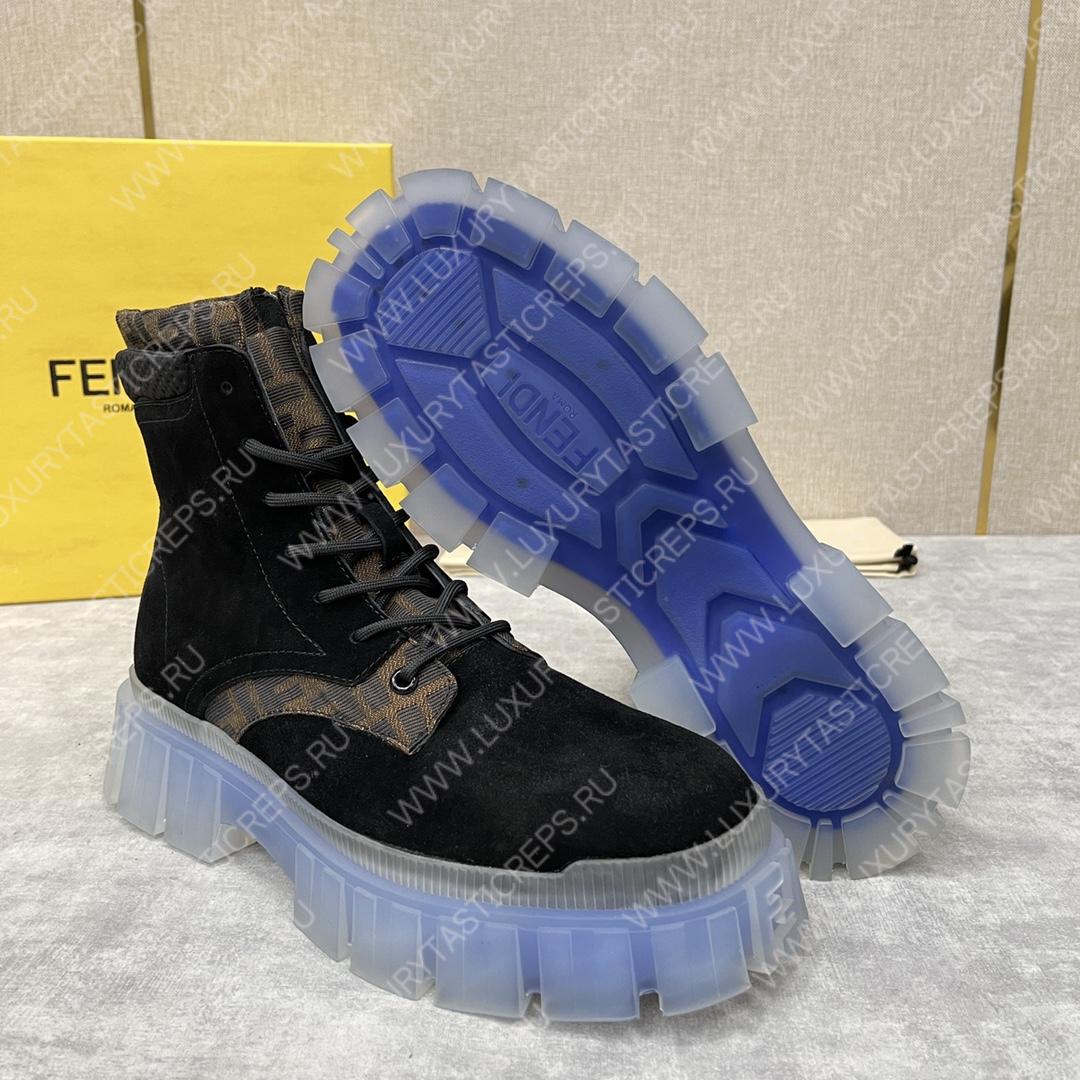 F**di ankle boots black 7u1458