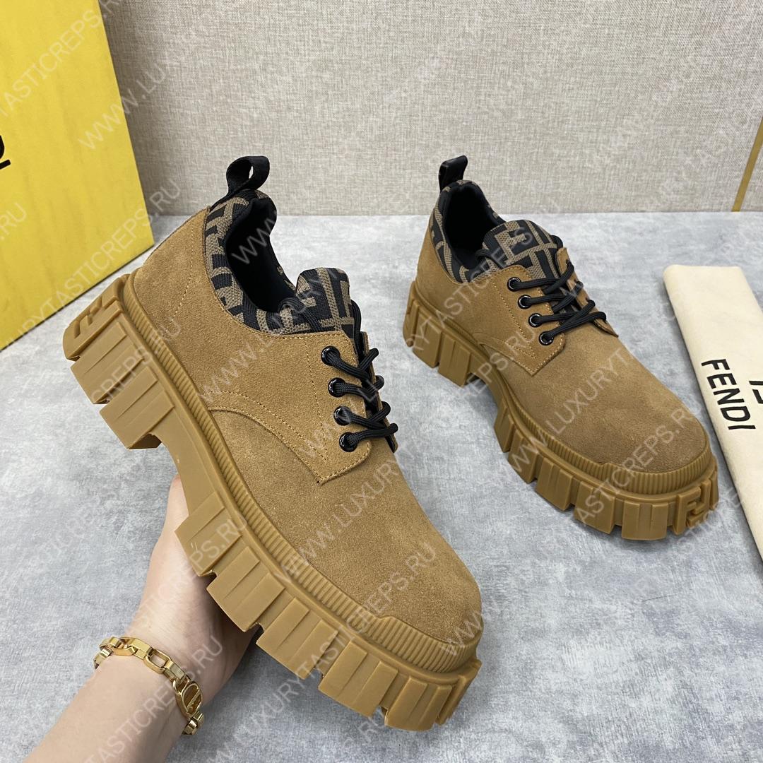 F**di lace-ups light brown 7l1459ad