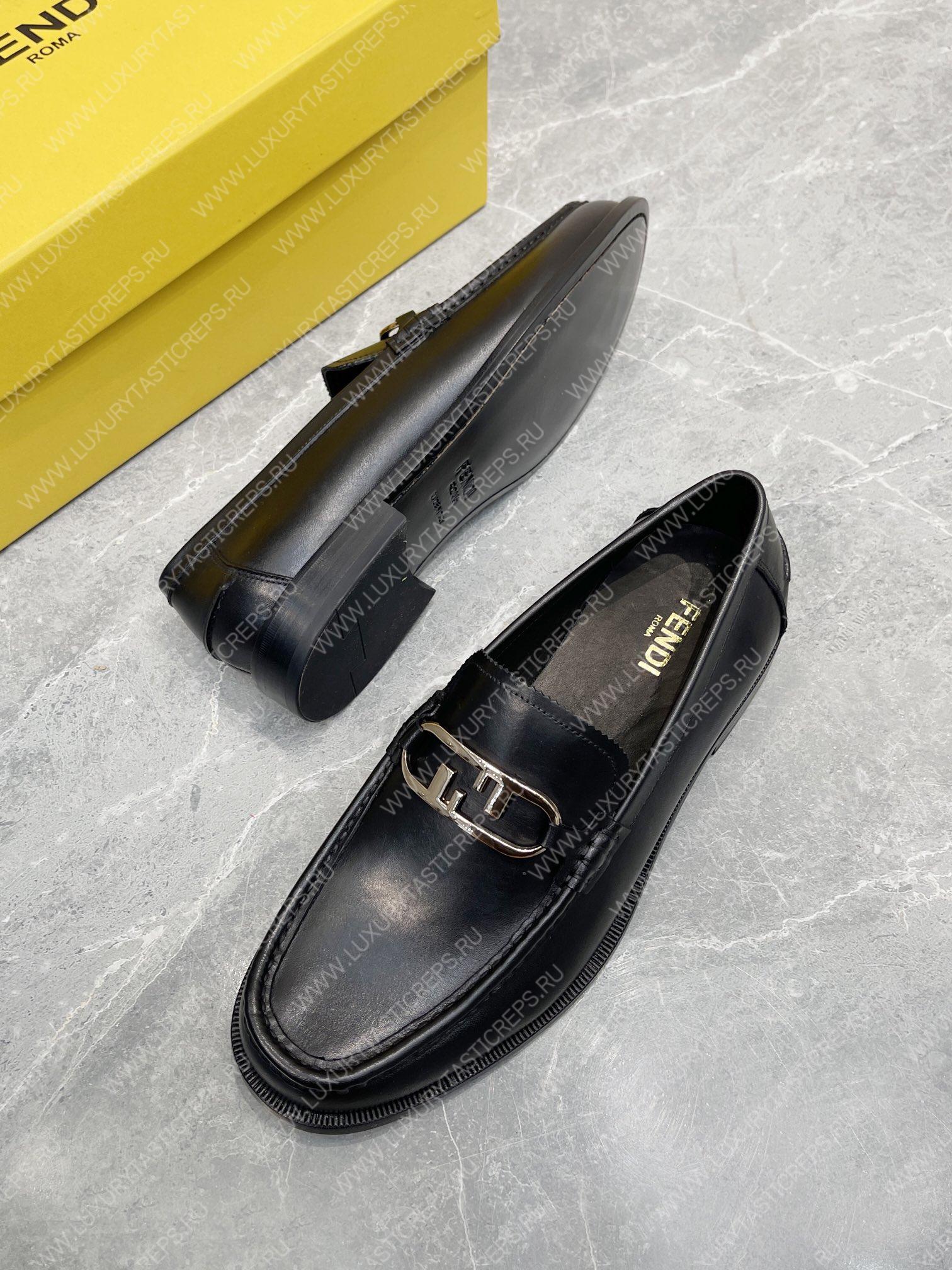 F**di o’lock driving loafers black 7d1561a