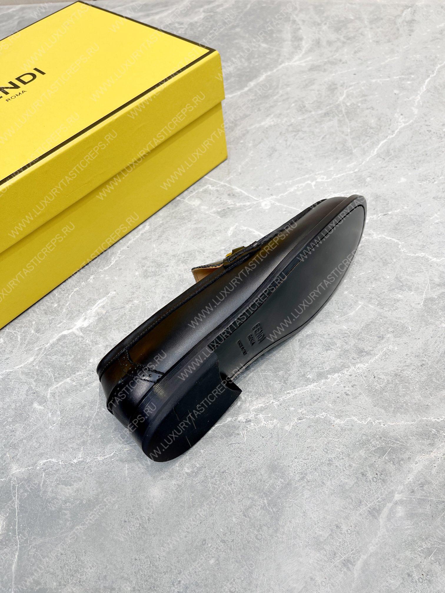 F**di loafers black 7d1546ak1uf0abb