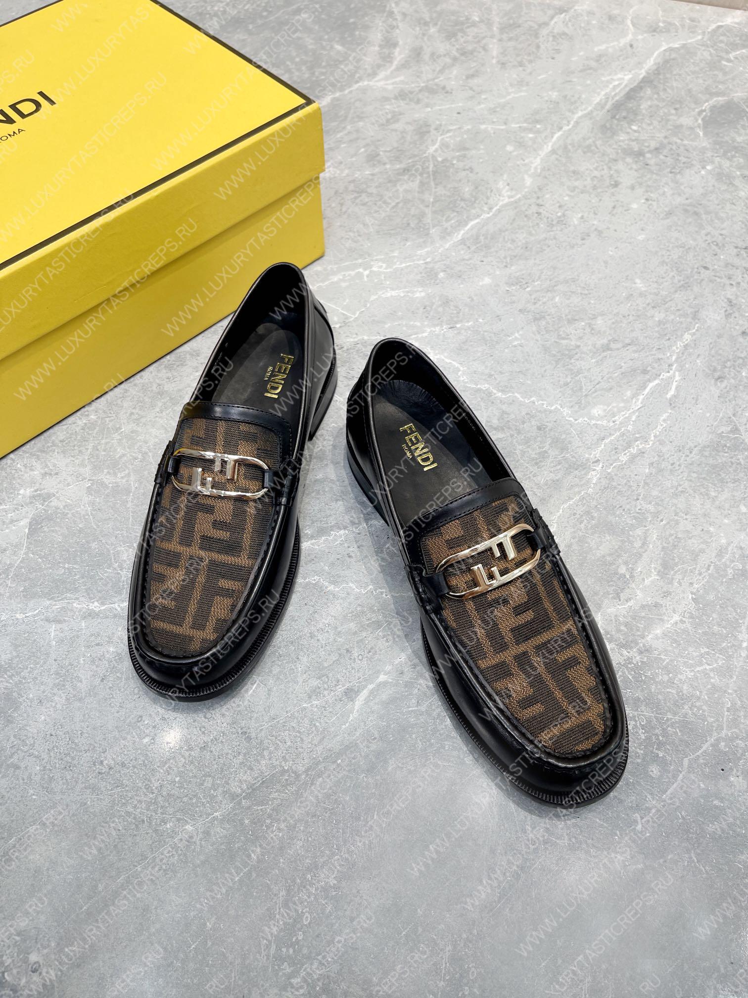 F**di o’clock loafers black 7d1550ajzff0r7r