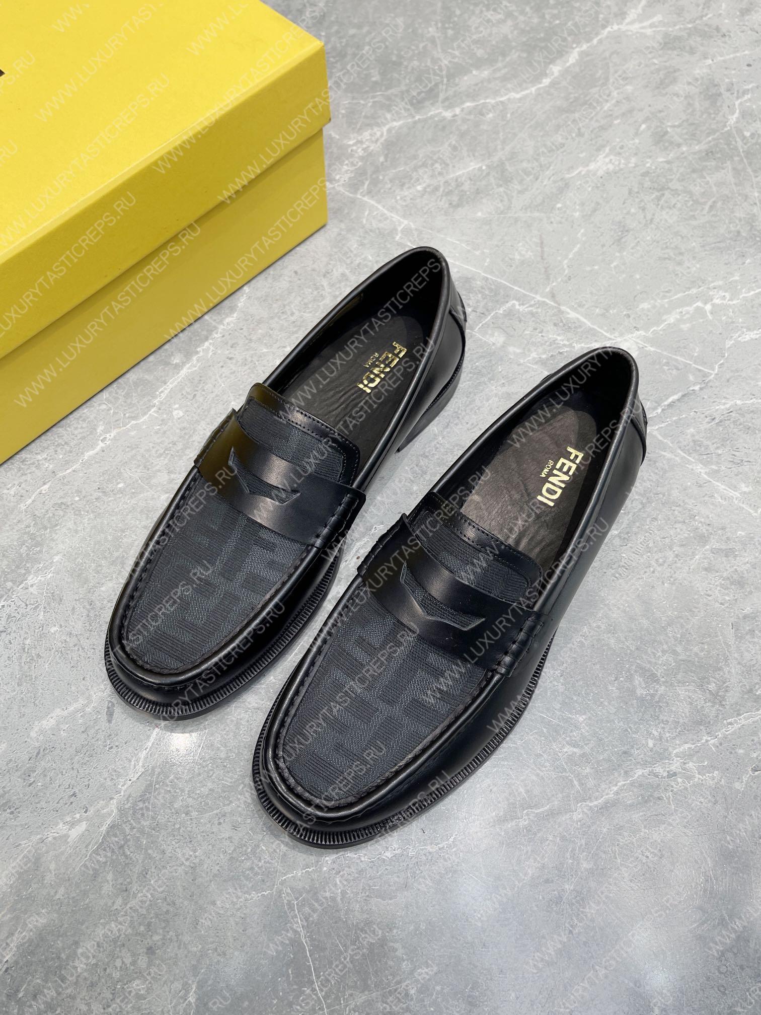 F**di o’lock driving loafers black 7d1561a