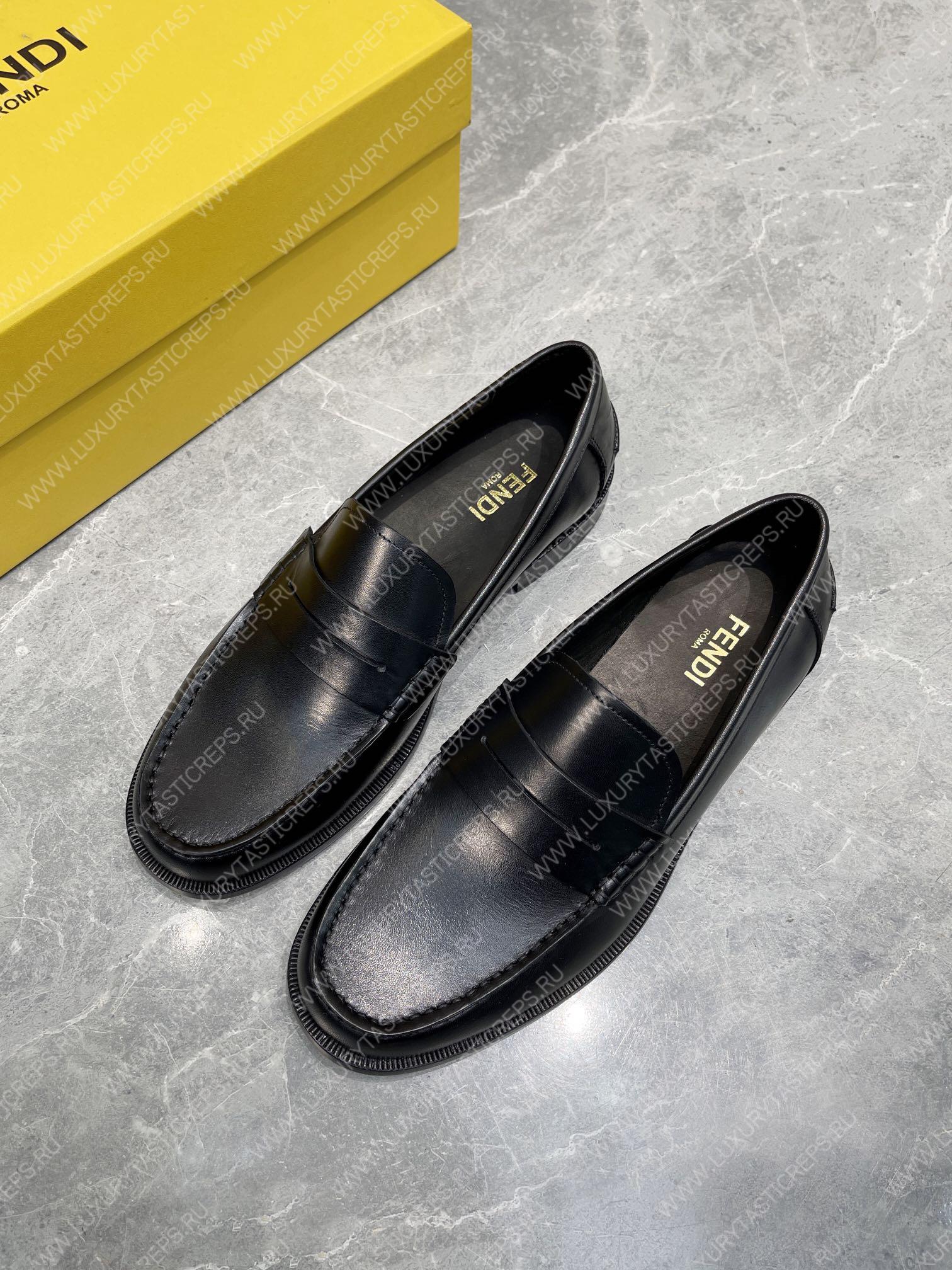 F**di o’lock driving loafers black 7d1561a