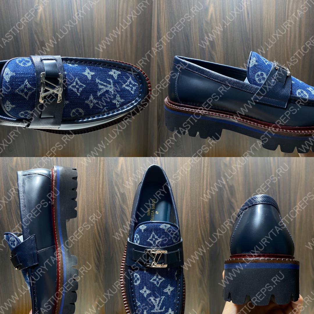 l**is V*t*n major loafer blue 1a8yjz