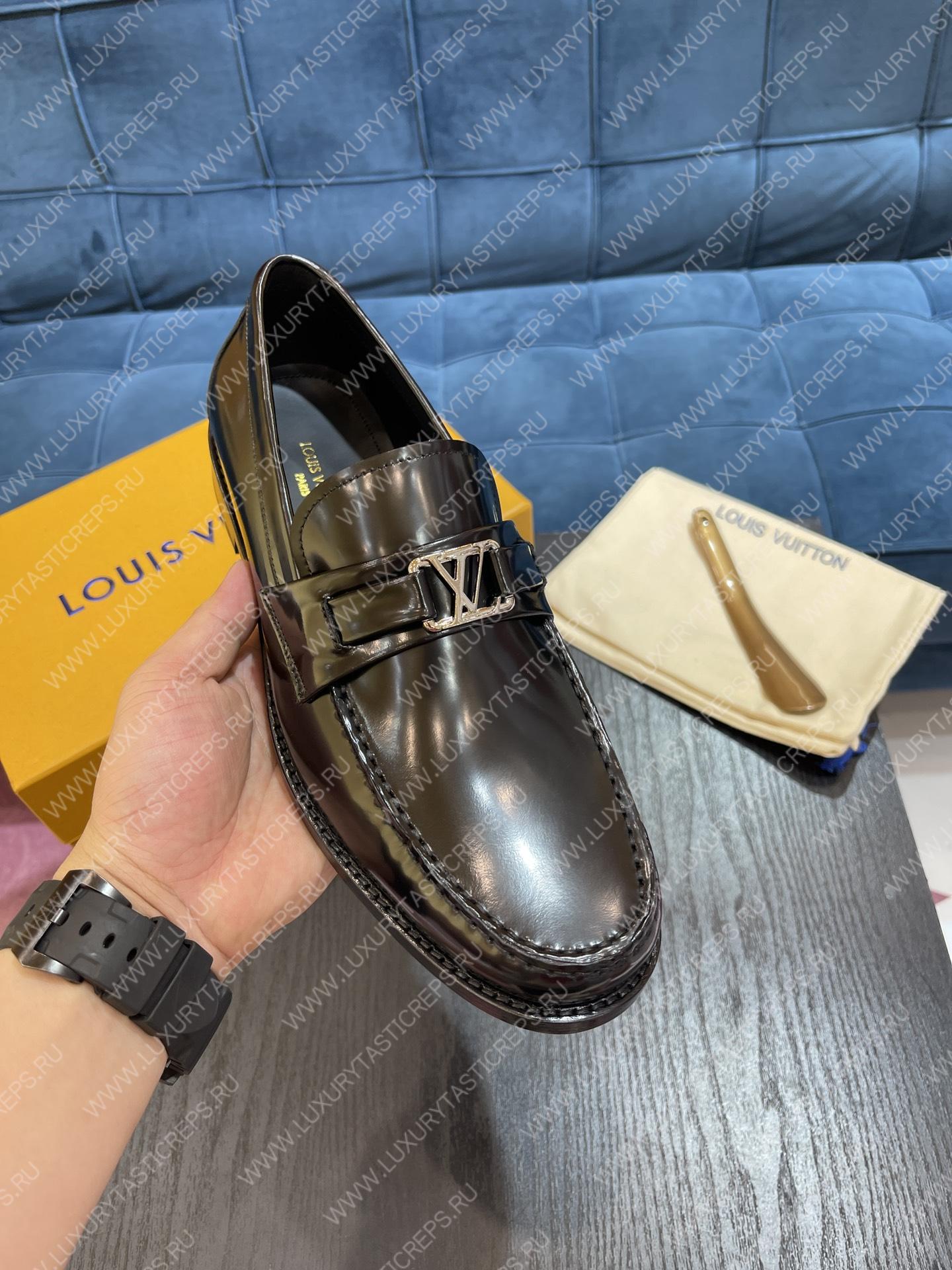 L**is vitton major loafer dark brown 1a7vzf