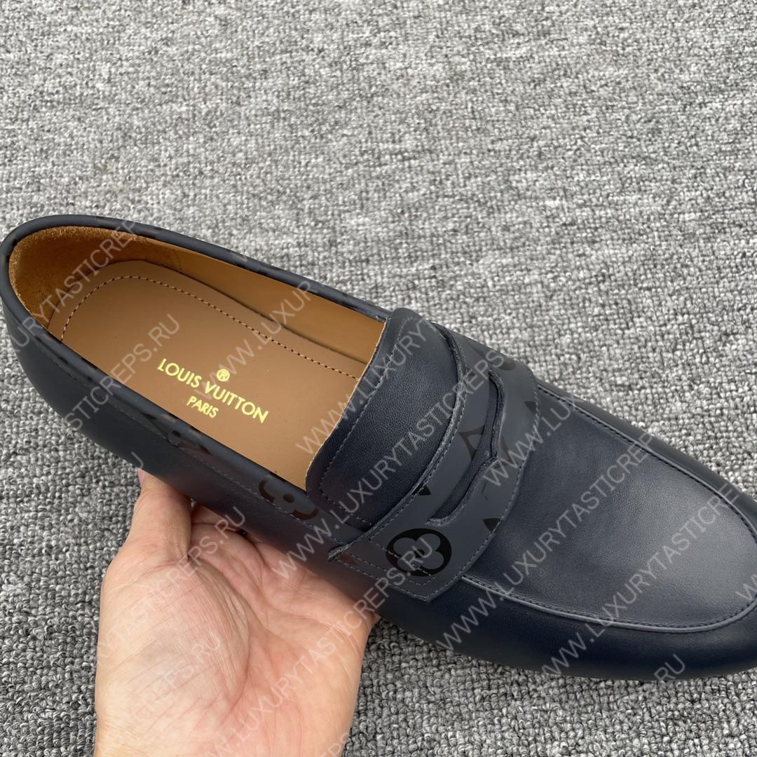 l**is V*t*n lv glove loafer dark blue 1a9a9w