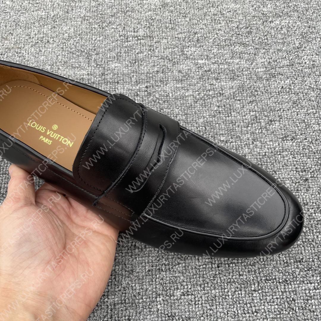 l**is V*t*n lv glove loafer black 1a9a9w