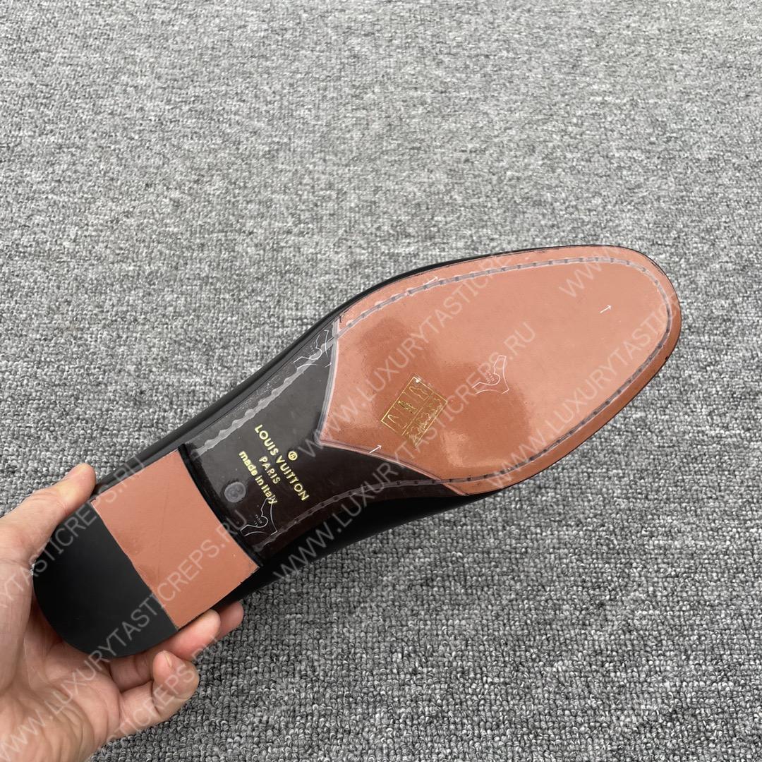 l**is V*t*n lv glove loafer black 1a9a9w
