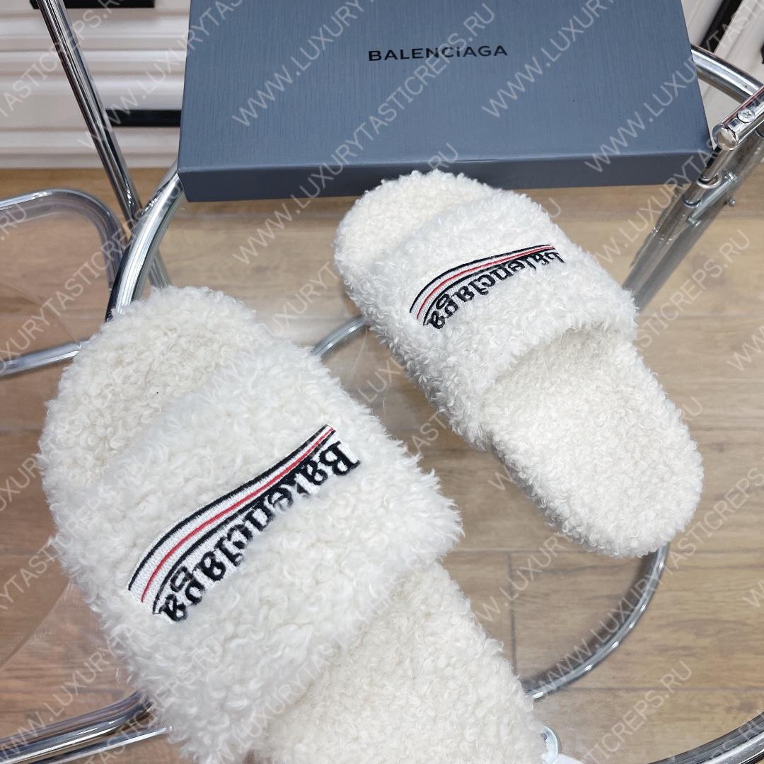Ba*len*cia*ga slide white 654261w2do11096