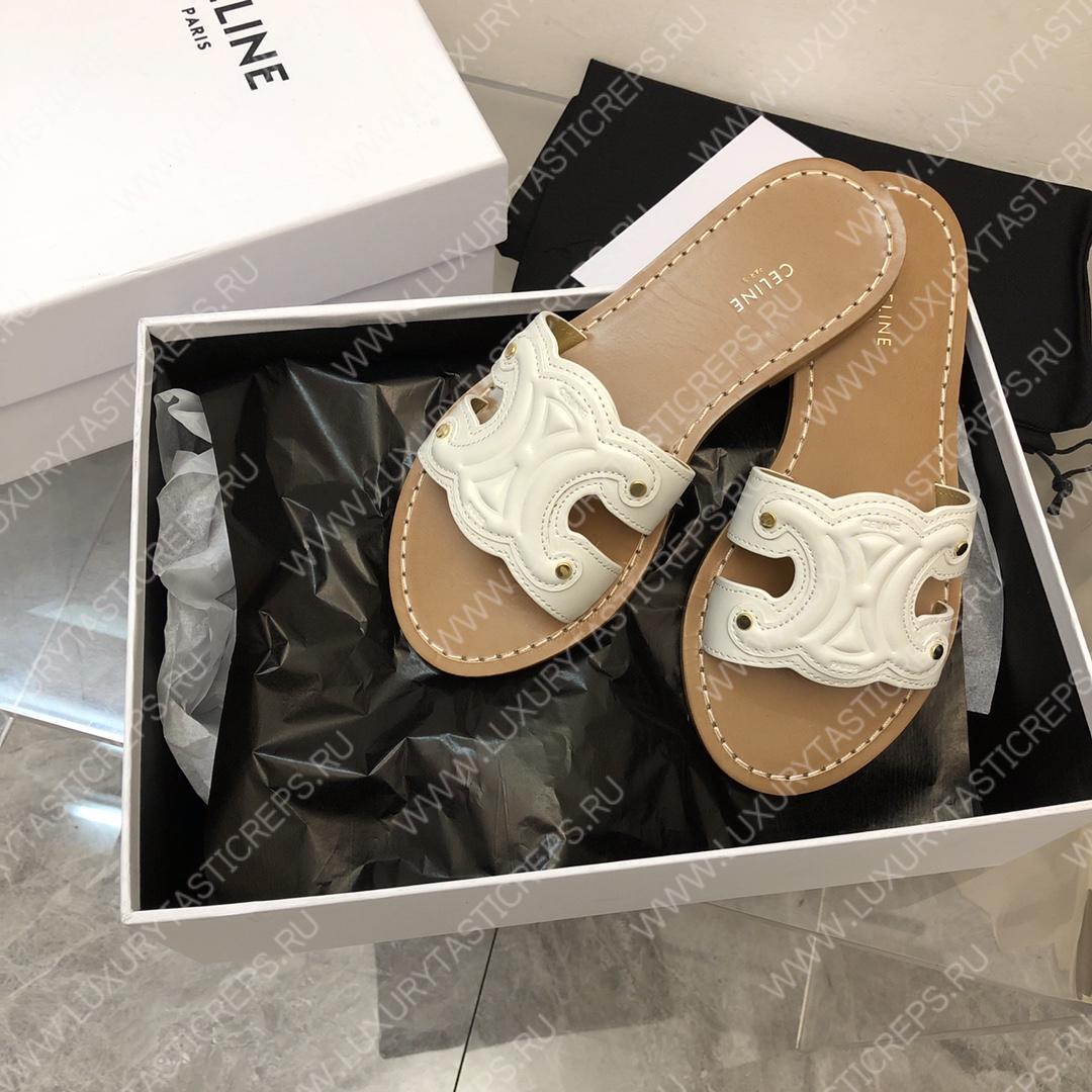 Ce**e triomphe mule white 352413093c