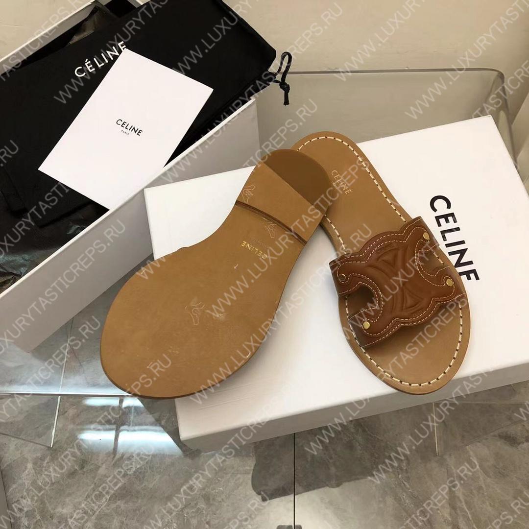 Ce**e triomphe mule brown 352413093c