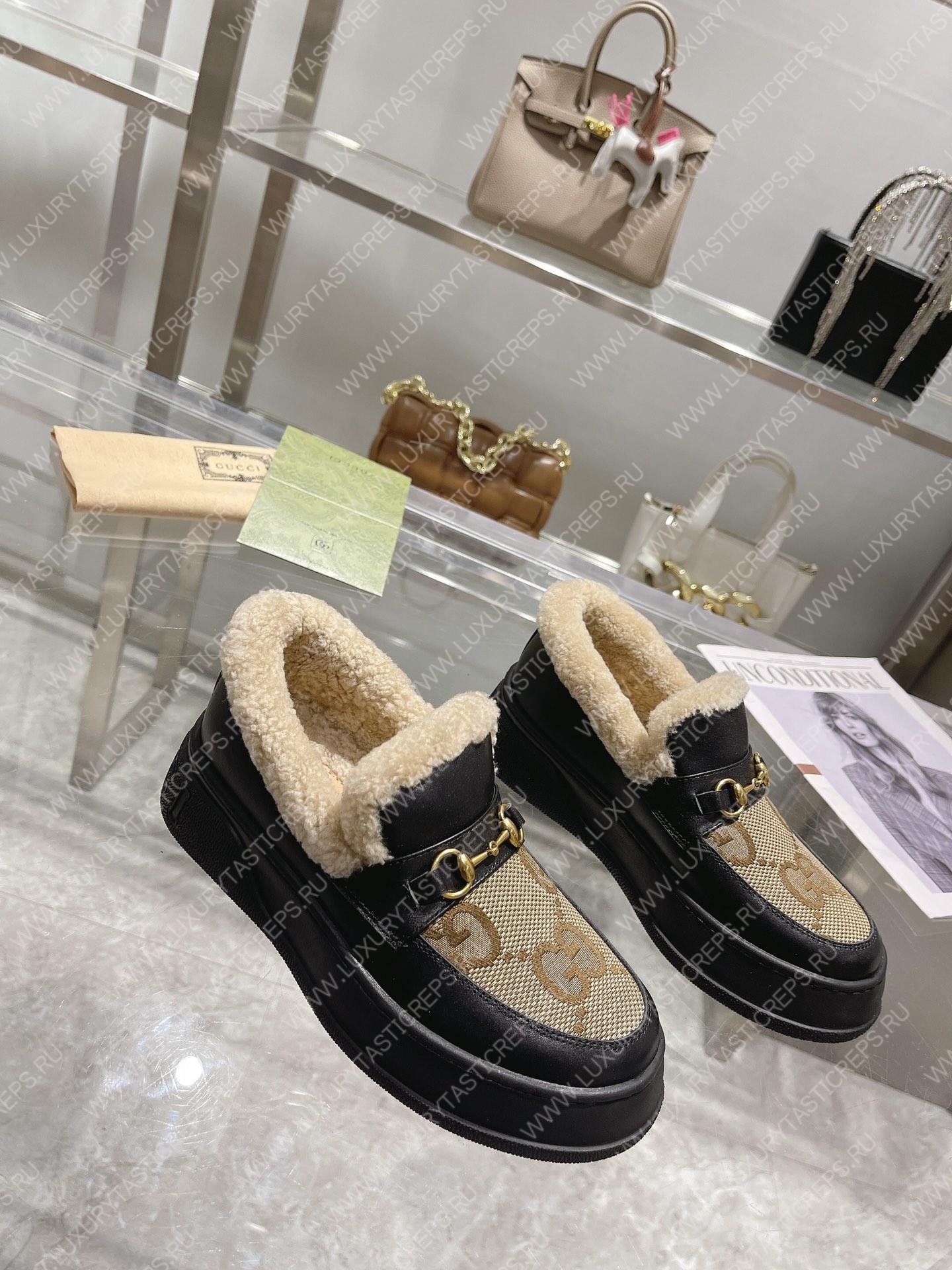 G*u*i horsebit ankle boot black 550036