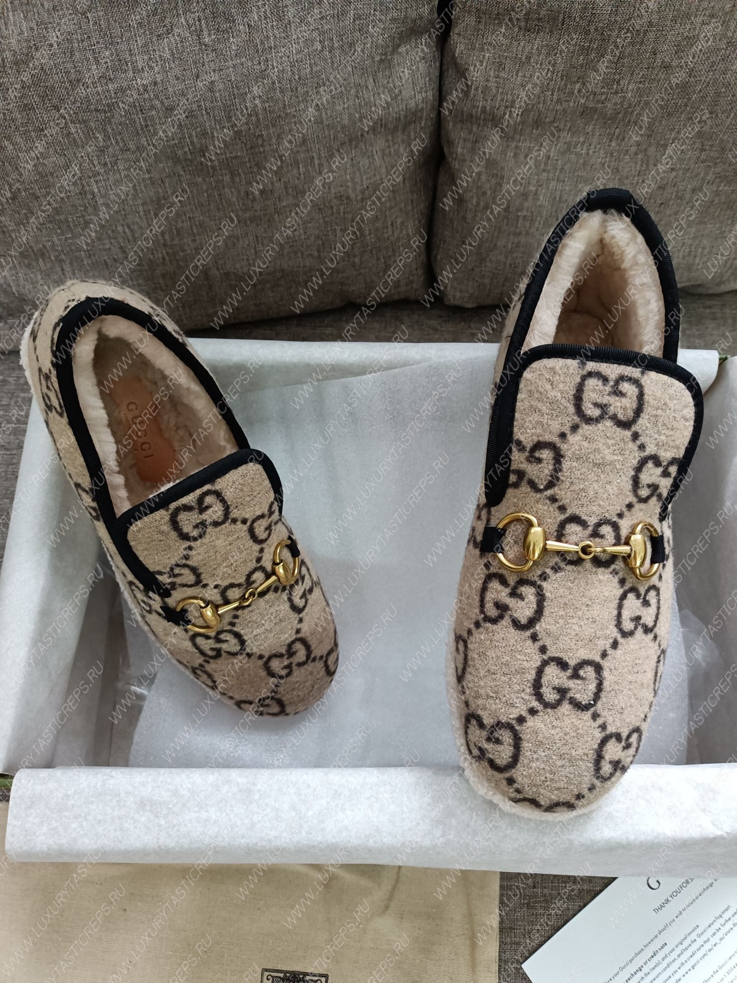 G*u*i loafer beige 577236