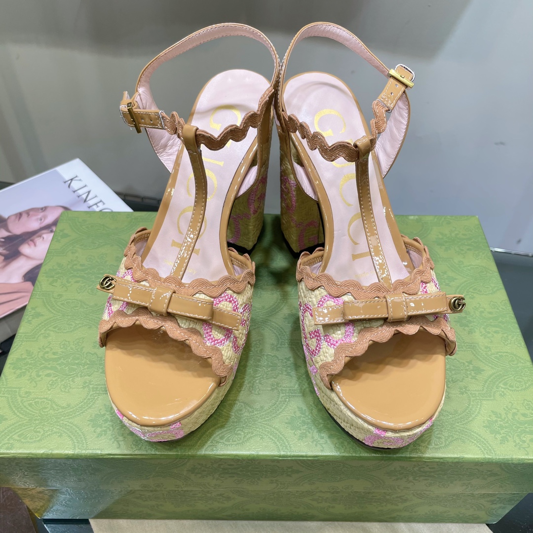 G*u*i sup*e platform sandals multicolour 730022