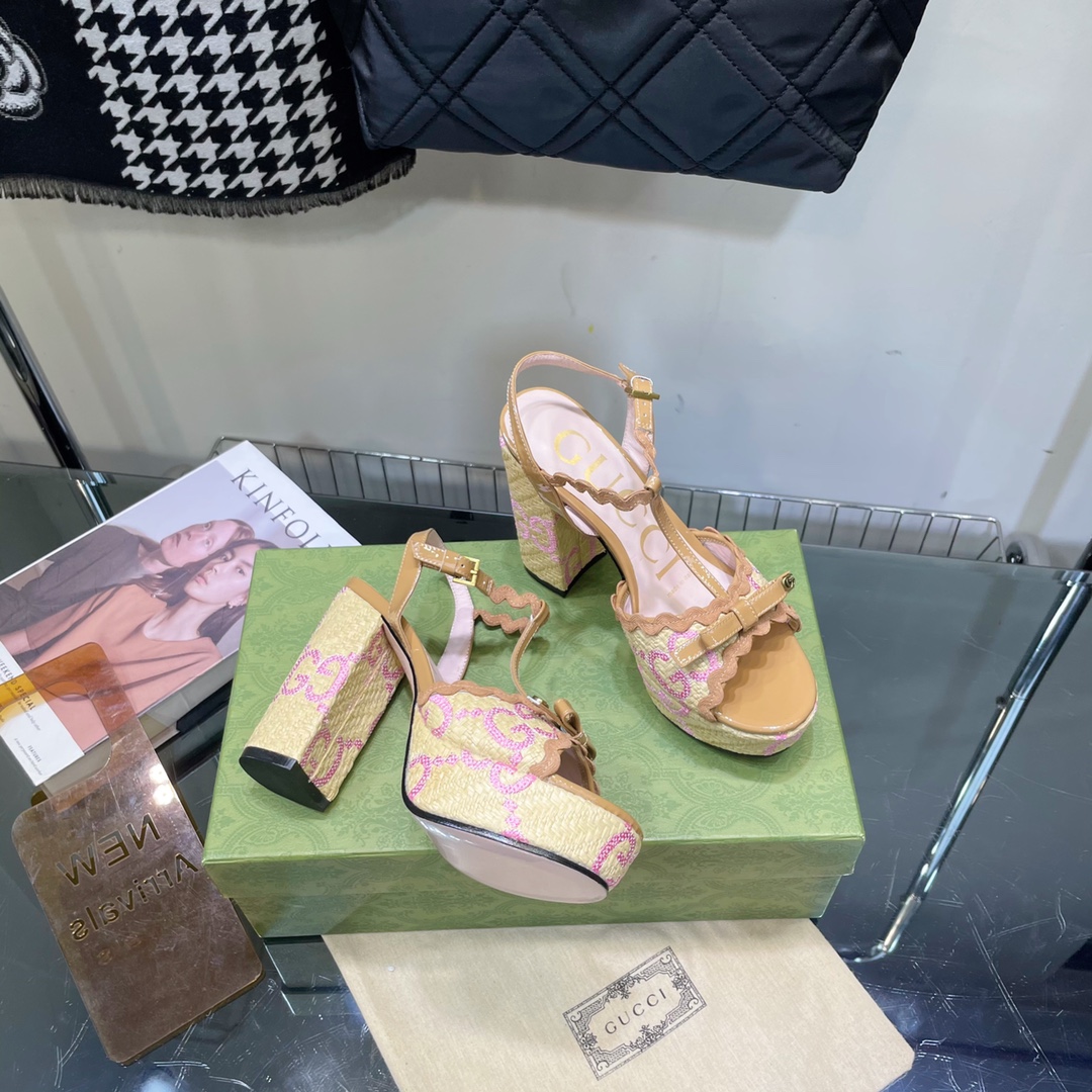 G*u*i sup*e platform sandals multicolour 730022