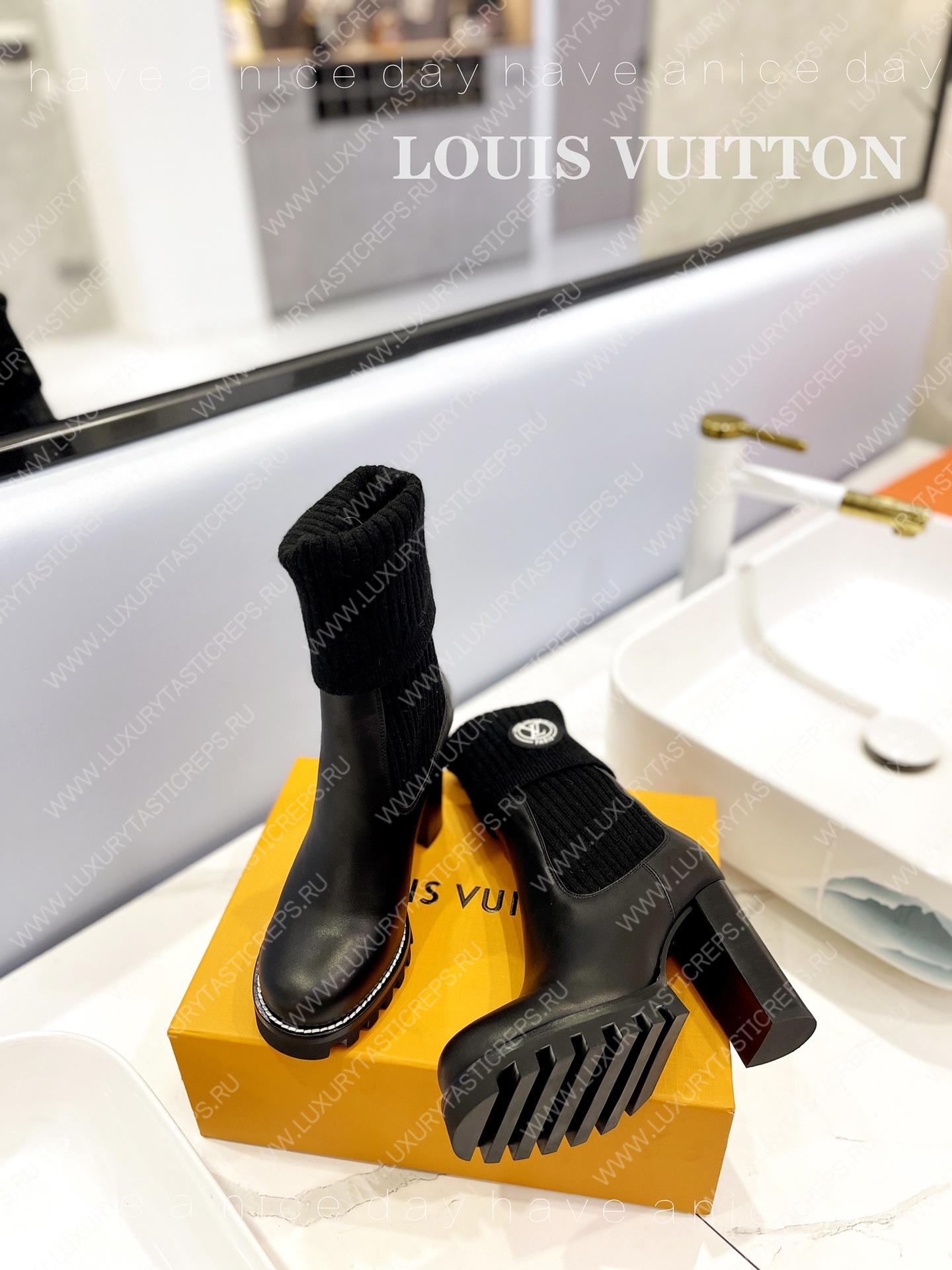 l**is V*t*n fame platform ankle boot black 1aabk2