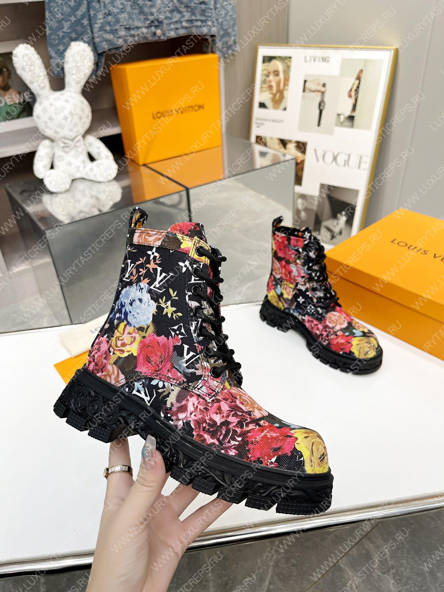 l**is V*t*n floral ankle boots multicolor 1a9hac