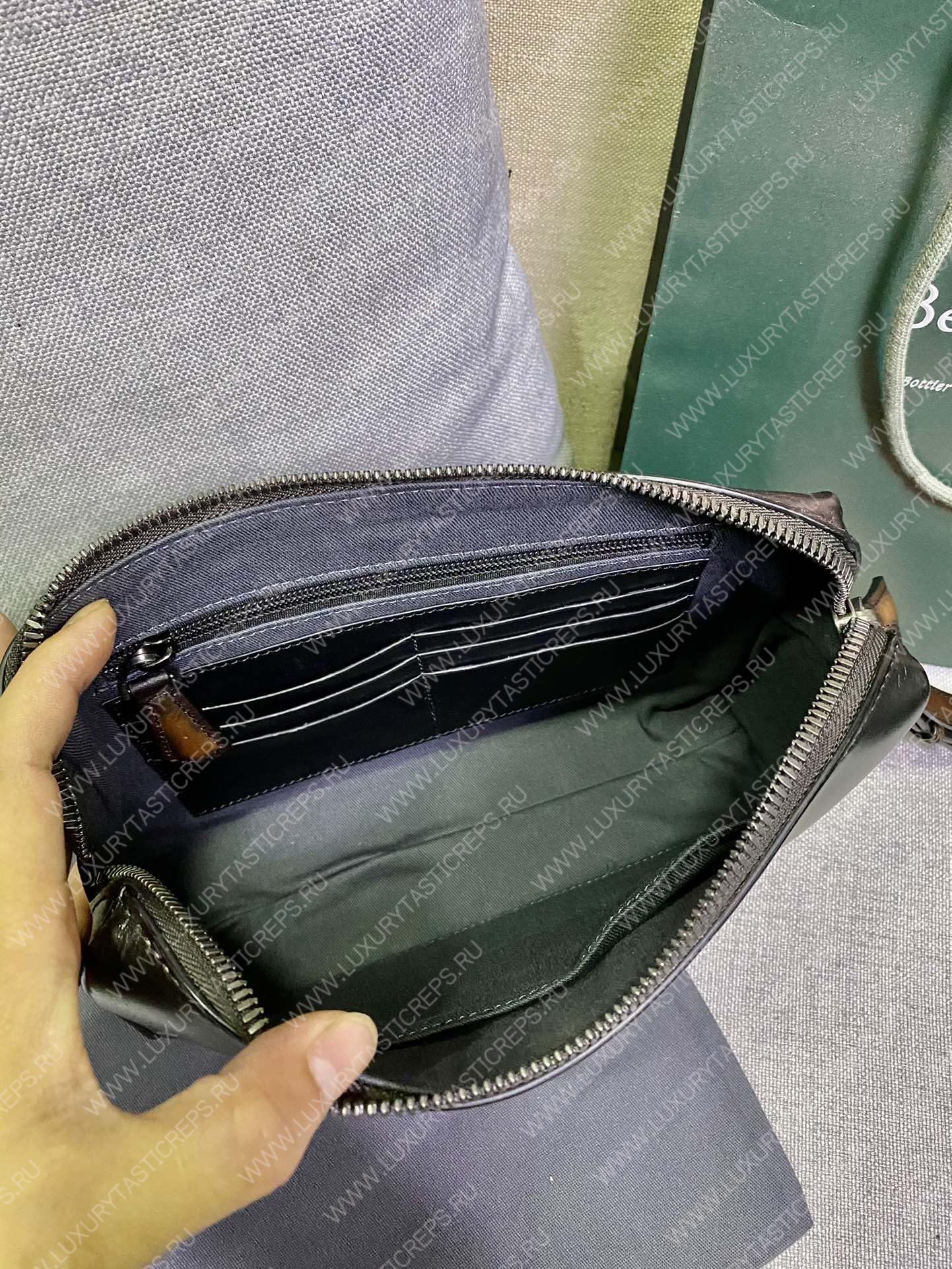BERLUTI TERSIO SCRITTO POUCH INTENSE COCOA TERSIO_NEO-JOUR-V84