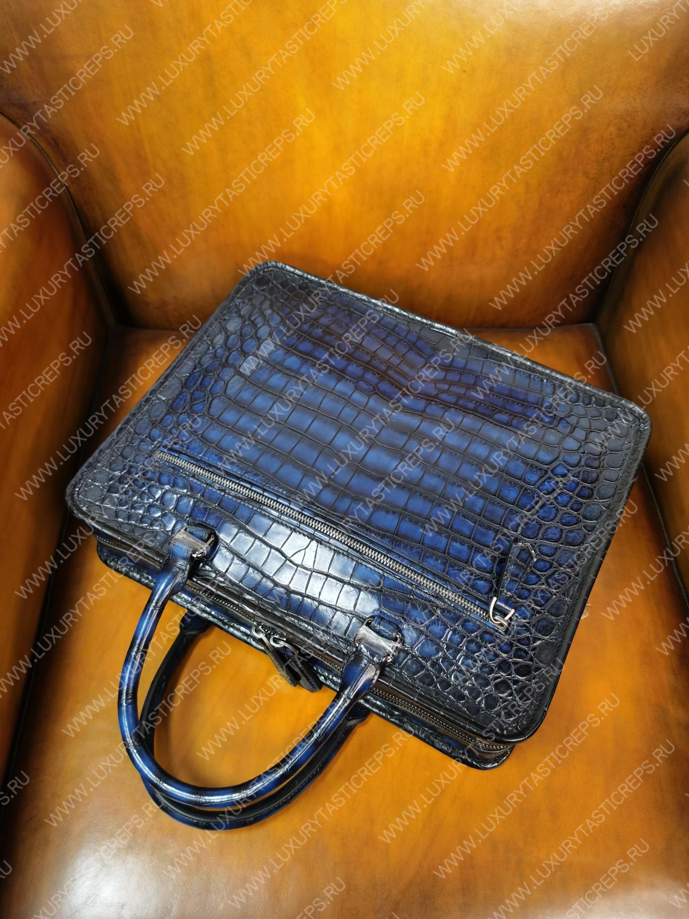 BERLUTI JOUR BAG BLUE 86634-V1