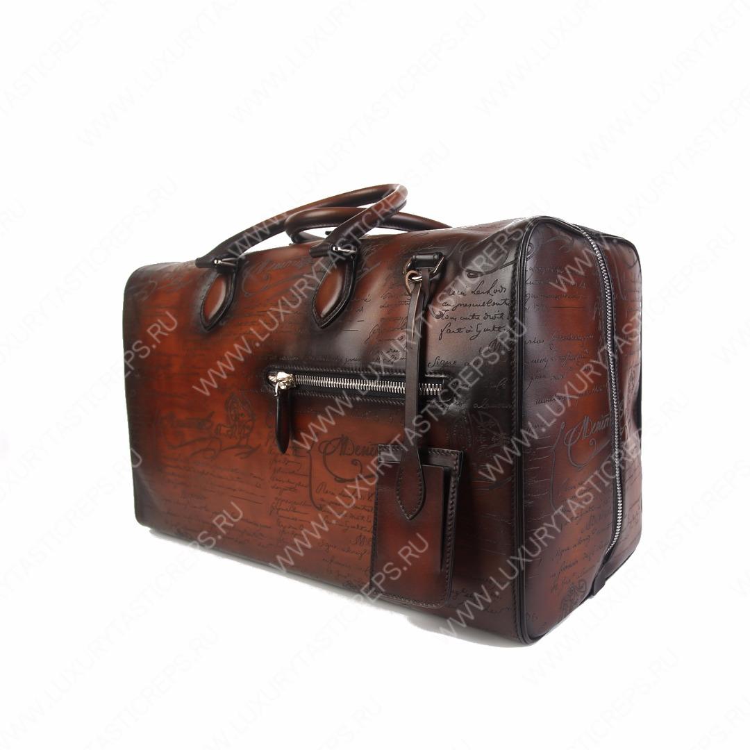 BERLUTI JOUR OFF TARVEL BAG BROWN NEO-V2