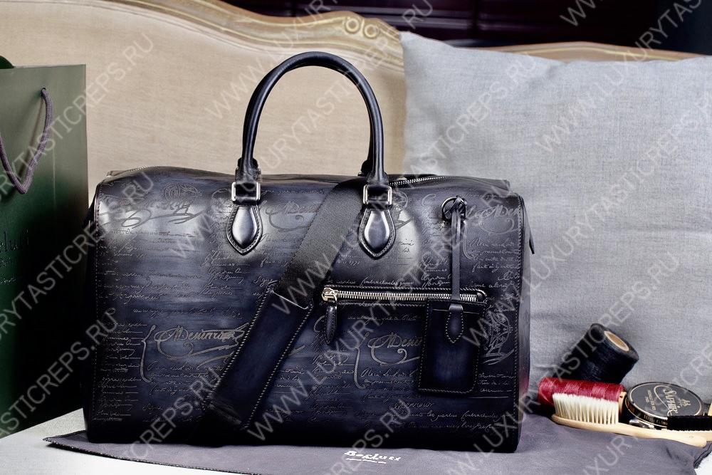 BERLUTI JOUR OFF MM TRAVEL BAG BLACK JOUR_OFF_MM_NEO-V2