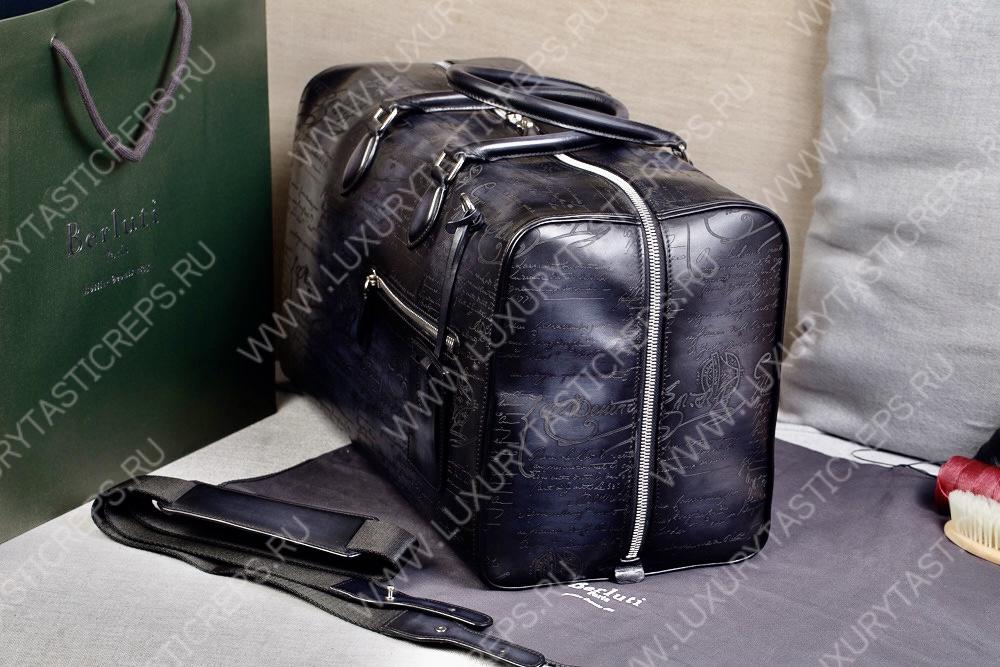 BERLUTI JOUR OFF MM TRAVEL BAG BLACK JOUR_OFF_MM_NEO-V2