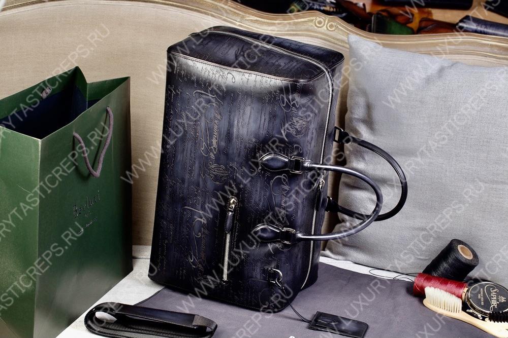 BERLUTI JOUR OFF MM TRAVEL BAG BLACK JOUR_OFF_MM_NEO-V2