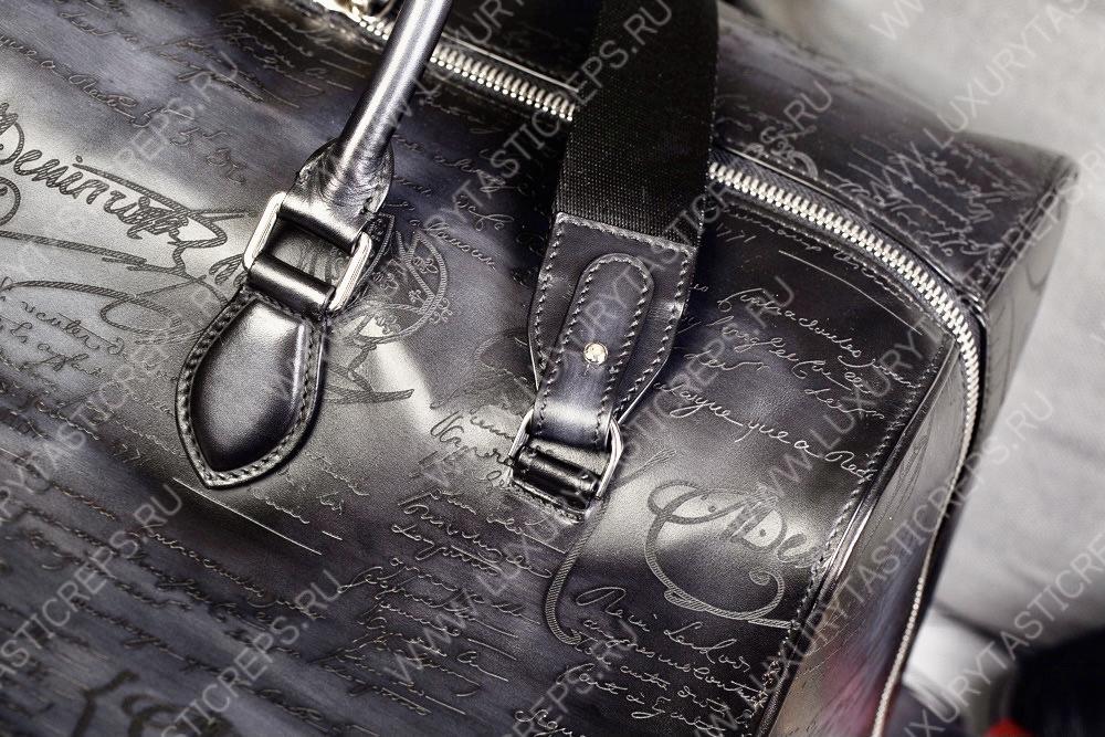 BERLUTI JOUR OFF MM TRAVEL BAG BLACK JOUR_OFF_MM_NEO-V2