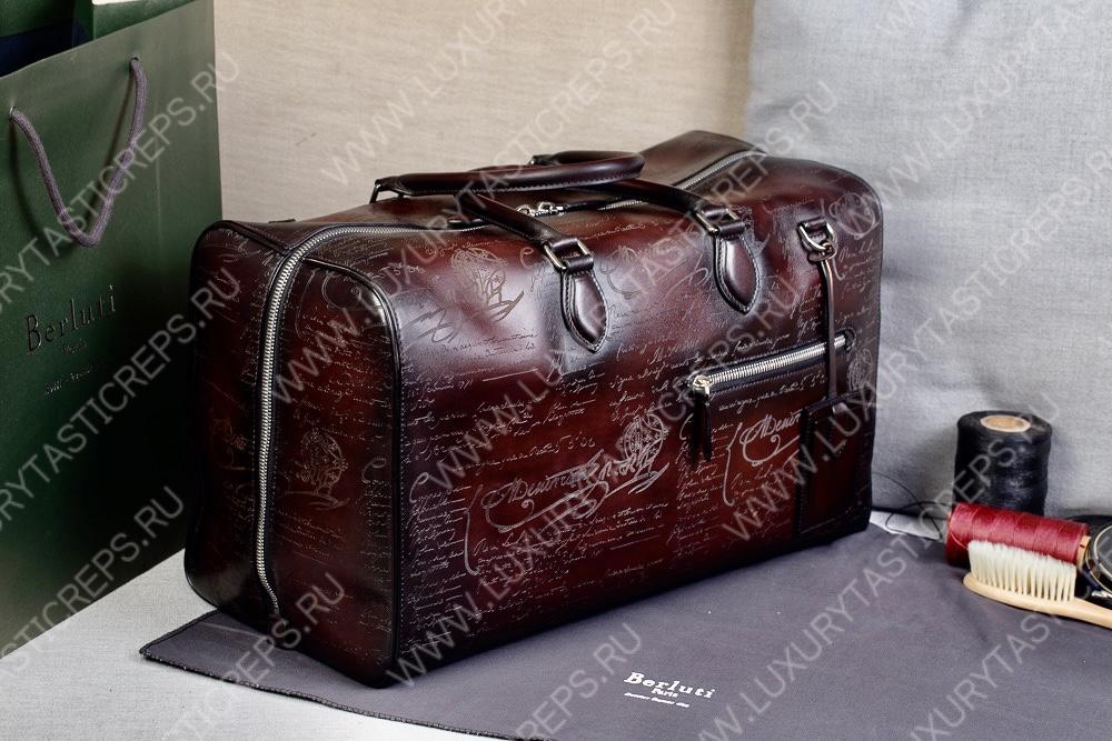 BERLUTI JOUR OFF MM TRAVEL BAG BLACK JOUR_OFF_MM_NEO-V2