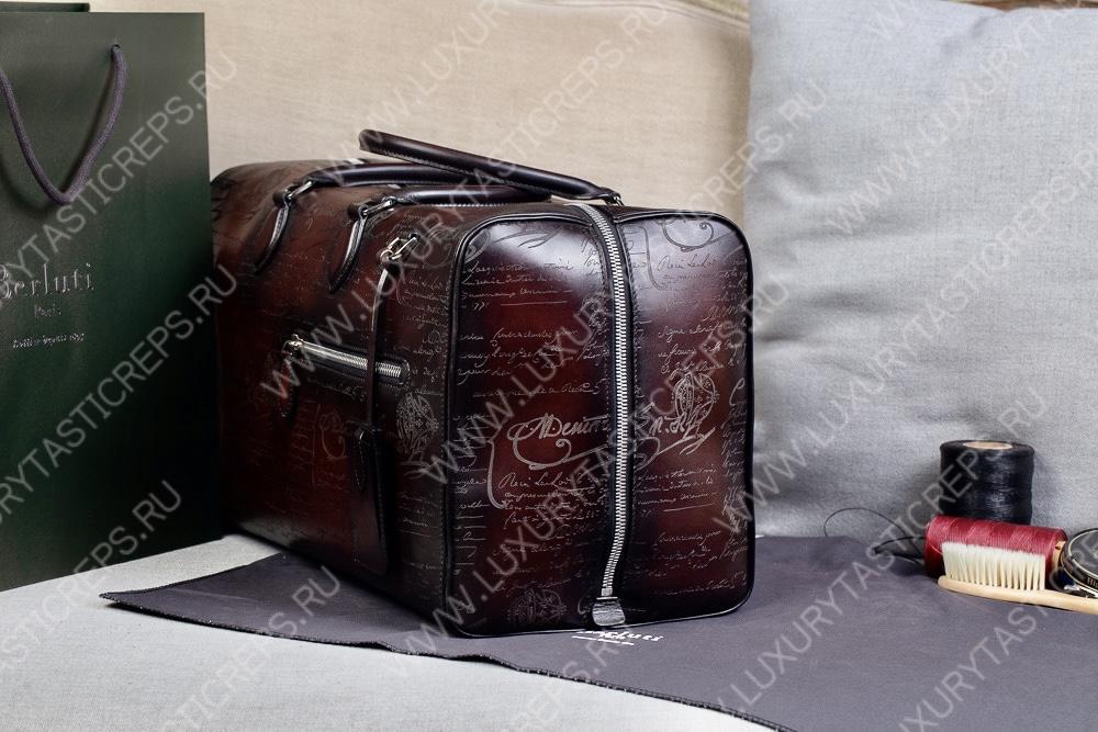 BERLUTI JOUR OFF MM TRAVEL BAG BLACK JOUR_OFF_MM_NEO-V2