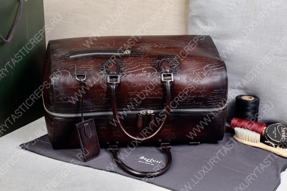 BERLUTI JOUR OFF MM TRAVEL BAG BLACK JOUR_OFF_MM_NEO-V2