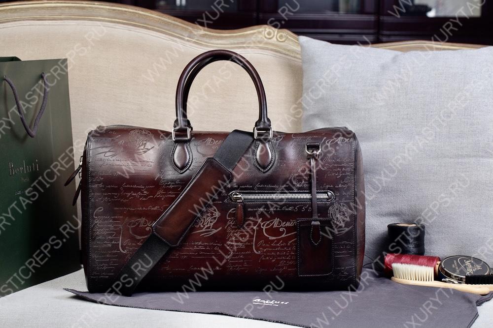 BERLUTI JOUR OFF MM TRAVEL BAG BLACK JOUR_OFF_MM_NEO-V2